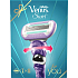 Gillette Venus Swirl holicí strojek + náhradní hlavice 1 kus + Satin Care gel na holení 75 ml, kosmetická sada, pro ženy
