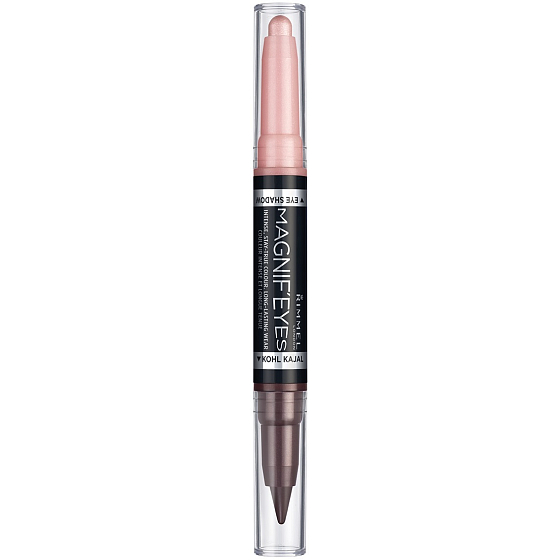 Rimmel London Magnif Eyes 2v1 oční stíny a kajalová tužka 007 Pink Outside The Box 1,6 g