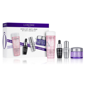 Lancome Tonique Confort hydratační a zklidňující tonikum pro suchou pleť 50 ml + Génifique Yeux Light Pearl sérum na oči a řasy 5 ml + Rénergie Multi-Lift Ultra zpevňující a liftingový denní krém 15 ml + Advanced Génifique omlazující sérum 7 ml, kosmetická sada