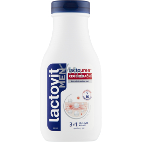 Lactovit Men Lactourea¹⁰ Regeneracyjny 3 w 1 żel pod prysznic, 300 ml