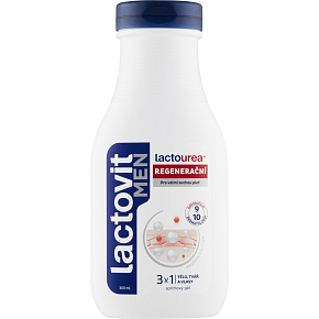 Lactovit Men Lactourea¹⁰ Regeneracyjny 3 w 1 żel pod prysznic, 300 ml Lactovit Men Lactourea¹⁰ Regeneracyjny 3 w 1 żel pod prysznic, 300 ml