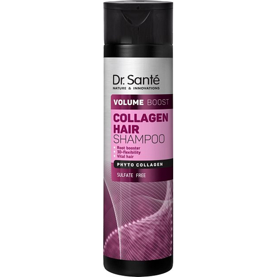 Dr. Santé Collagen Hair Volume Boost szampon do włosów zniszczonych, suchych i bez objętości 250 ml