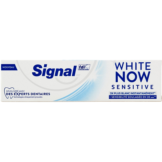 Signal White Now Sensitive zubní pasta 75 ml