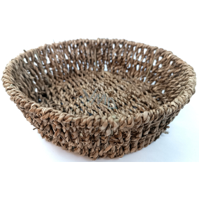 Body Basics Koszyk dekoracyjny okrągły morską trawę 23 x 7 cm Body Basics Koszyk dekoracyjny okrągły morską trawę 23 x 7 cm