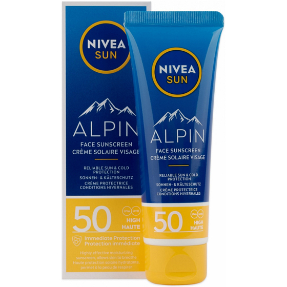 Nivea Sun Alpin OF 50 krem do opalania twarzy 50 ml
