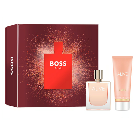 Hugo Boss Alive woda perfumowana 50 ml + mleczko do ciała 75 ml, zestaw prezentowy dla kobiet