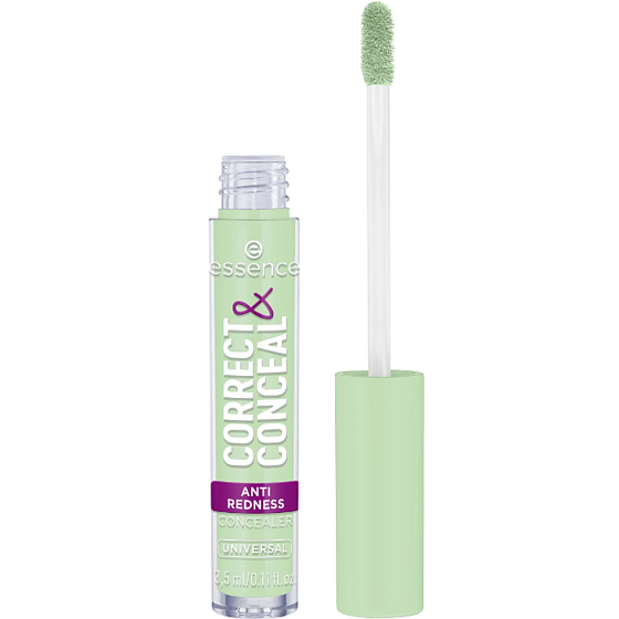 Essence Correct & Conceal korektor na zaczerwienienia 100 Universal 3,5 ml