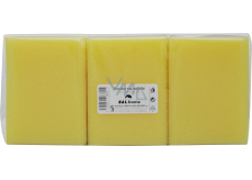 BALhome gąbki do naczyń formowane żółte 3 szt.