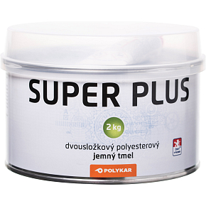 Polykar Super Plus drobny dwuskładnikowy poliesterowy szpachlówka, 2 kg