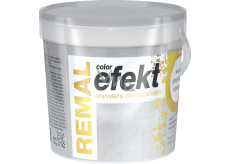 REMAL Color Efekt omyvatelná dekorační barva, 0900 stříbrný, 400 g
