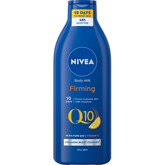 Nivea Firming Q10 výživné zpevňující tělové mléko, 400 ml
