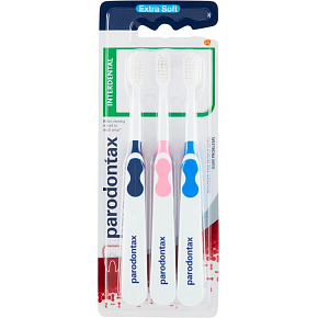 Parodontax Interdental Extra Soft szczoteczki do zębów do pielęgnacji międzyzębowej, tripack