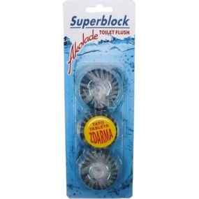 Akolade Superblock Blue Wc blok do nádržky 3 x 50 g