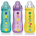 Mam Baby Bottle láhev V3 rychlý různé barvy a motivy 4+ měsíce 330 ml