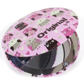 Albi Original Zrcátko do kabelky Sovy, průměr 7 cm Albi Original Zrcátko do kabelky Sovy, průměr 7 cm