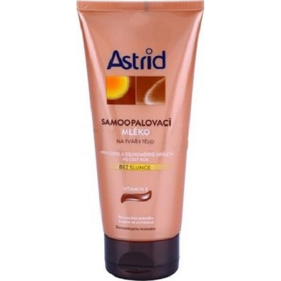 Astrid Samoopalovací mléko na tvář i tělo 200 ml
