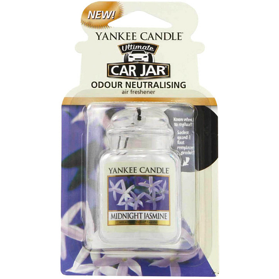 Yankee Candle Midnight Jasmine - Północny jaśmin żelowa zawieszka do auta 30 g