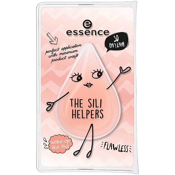 Essence The Sili Helpers aplikátor na nanášení make-upu a korektoru 04 3D Makeup & Concealer Pad