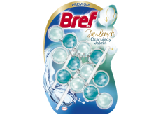 Bref De Luxe Lovely Jasmine pevný WC blok pro hygienickou čistotu a svěžest Vaší toalety 3 x 50 g