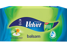 Velvet Balsam 3-warstwowe chusteczki papierowe, 70 szt.