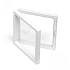 Ramka 3D uniwersalna plastikowa z folią, biała 5 x 5 cm