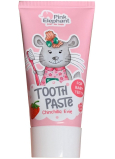 Pink Elephant Činčila Nela o smaku truskawkowym pasta do zębów dla dzieci 50 ml