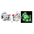 Charm Sterlingové stříbro 925 Disney Pixar Coco Miguel & Dante lebka zářící ve tmě, luminozní korálek na náramek, Halloween