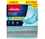 Vileda Pro Clean mikro ściereczka uniwersalna, 2+1 szt.