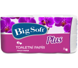 Big Soft Plus papier toaletowy biały 160 arkuszy 2 warstwy 8 sztuk