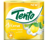 Tento Fresh Aroma Sunny Lemon parfémovaný toaletní papír 2 vrstvý 156 útržků 4 kusy