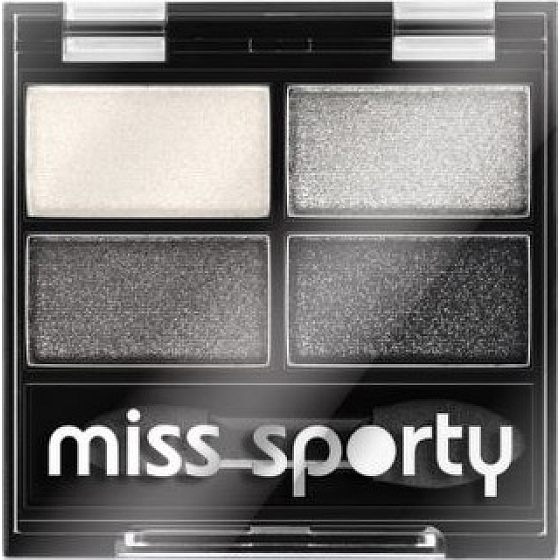 Miss Sporty Studio Colour Quattro cieni do powiek 404 Real Smoky/Smoky Black 3,2 g