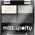 Miss Sporty Studio Colour Quattro cieni do powiek 404 Real Smoky/Smoky Black 3,2 g