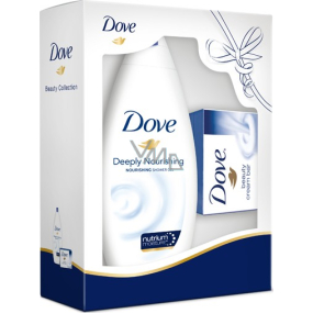 Dove Original sprchový gel 250 ml + toaletní mýdlo 100 g, kosmetická sada