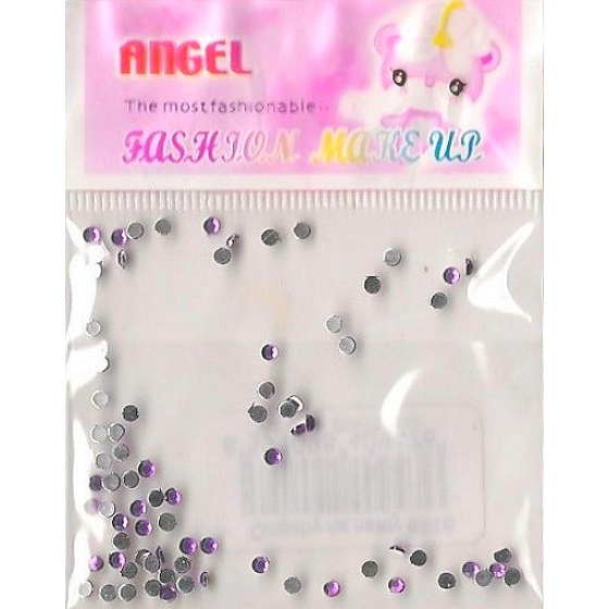 Angel Ozdoby na nehty kamínky fialové 1 balení