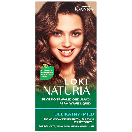 Joanna Naturia Loki Proteinowa trwała ondulacja delikatna 75 ml + utrwalacz 75 ml