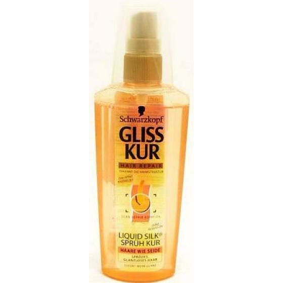 Gliss Kur Liquid Silk Gloss regenerační vlasový sprej 150 ml