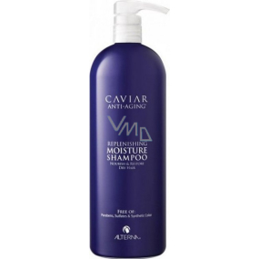 Alterna Caviar Replenishing Moisture kaviárový revitalizační hydratační šampon pro suché a poškozené vlasy 1 l Maxi Alterna Caviar Replenishing Moisture kaviárový revitalizační hydratační šampon pro suché a poškozené vlasy 1 l Maxi