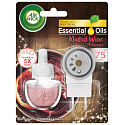 Air Wick Essential Oils Mulled Wine - Vůně svařeného vína elektrický osvěžovač vzduchu komplet 19 ml