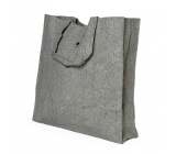 Albi Eko torba wykonana z papieru nadającego się do prania składana - szara 37 cm x 37 cm x 9,5 cm