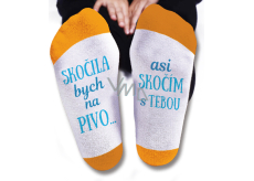 Nekupto Rodzinne prezenty z humorem Skarpetki Skoczyłabym na piwo, rozmiar 39-42