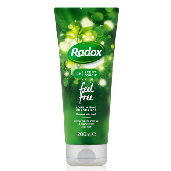 Radox Feel Free energetizující pečující sprchový gel šetrně čistí, dlouze provoní 200 ml