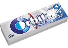 Wrigleys Orbit White Classic Žujki bez cukru 10 sztuk 14 g