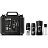 Axe Black 3v1 sprchový gel 400 ml + deodorant sprej 150 ml + antiperspirant sprej 150 ml + voda po holení 100 ml + kufřík, kosmetická sada pro muže
