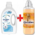 Coccolino Care Bílé prádlo prací gel 30 dávek 1,2 l + Coccolino Orange Rush koncentrovaná aviváž 42 dávek 1050 ml, duopack