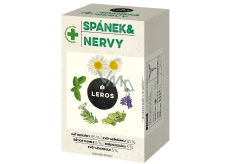 Leros Sen i nerwy ziołowa herbata na uspokojenie nerwów, relaks i spokojny sen 20 x 1,3 g