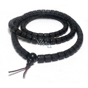 180 Mały naszyjnik Ebenowe naturalne tybetańskie buddyjskie modlitewne koło, sześcioliterowe mantra koraliki, 8 mm x 8 mm 180 Mały naszyjnik Ebenowe naturalne tybetańskie buddyjskie modlitewne koło, sześcioliterowe mantra koraliki, 8 mm x 8 mm