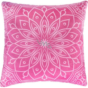 Albi Humory poduszka duża Różowa mandala 36 x 30 cm