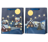 Torba prezentowa 260x320 wioska w czasie świąt różne 6456