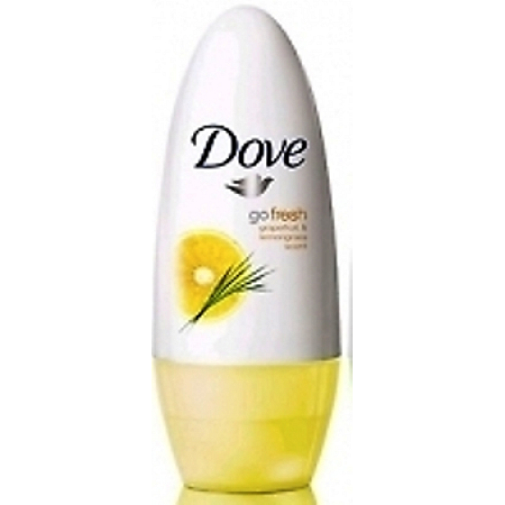 Dove Go Fresh Energize Grep & Citronová trávakuličkový deodorant roll-on pro ženy 50 ml