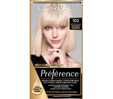 L'oreal Paris Préférence farba do włosów, bardzo jasny blond tęczowy 102